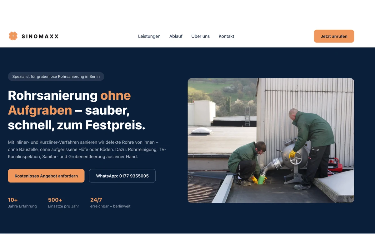 Website von Sinomaxx